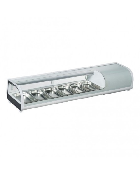 Vitrine Réfrigérée à Sushi 62L - ROTOR RTS 62-L | 6 Bacs GN 1/3 | Sidef