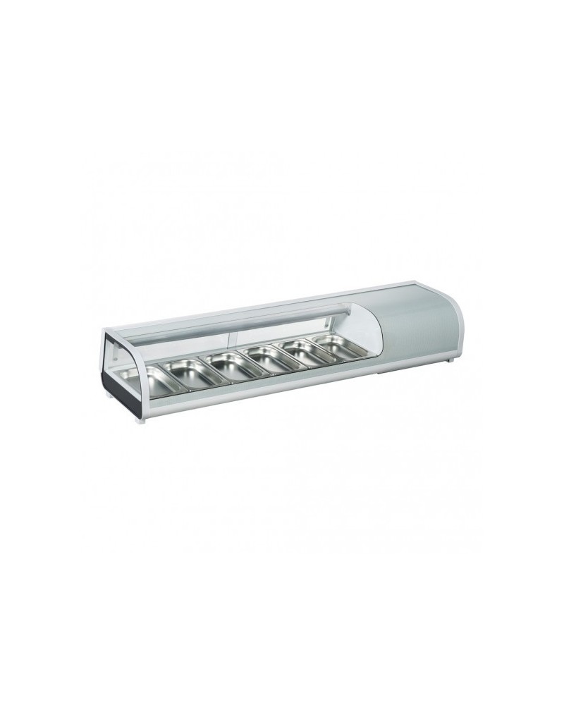 Vitrine Réfrigérée à Sushi 62L - ROTOR RTS 62-L | 6 Bacs GN 1/3 | Sidef