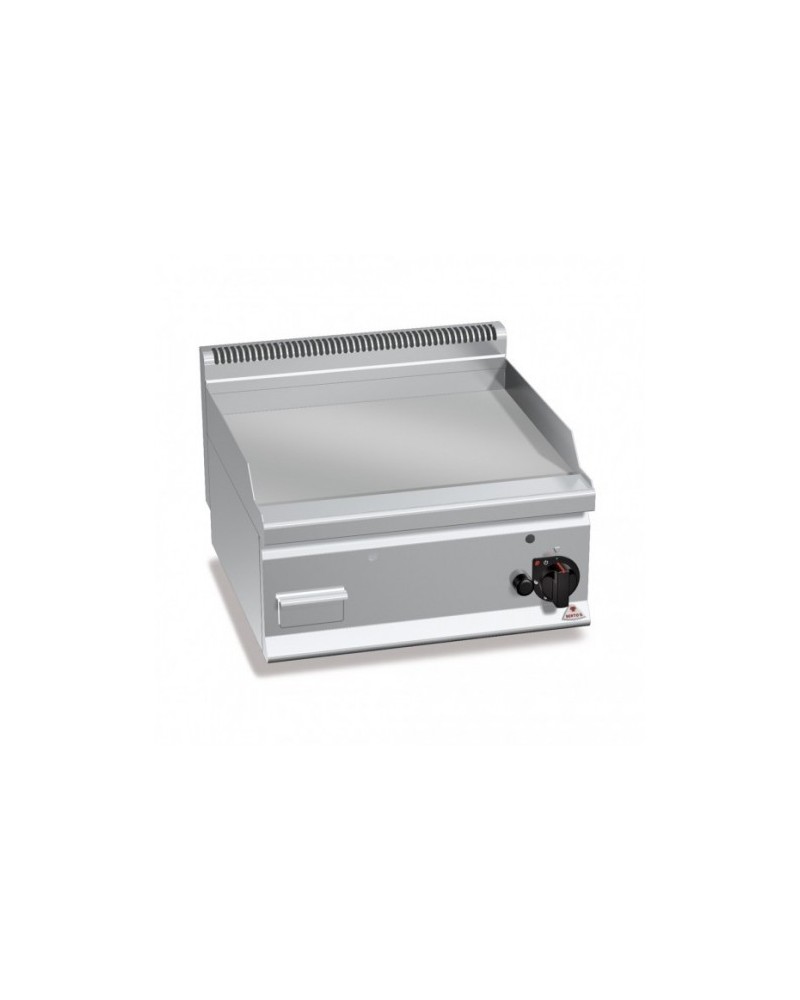 Plaque Grillade Lisse à Gaz BERTO'S G6FL6B - Inox AISI 304 | Sidef