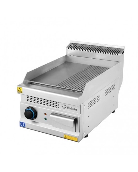 Plaque Grillade Électrique Lisse TURHAN TC.6IE400 - Inox | Sidef