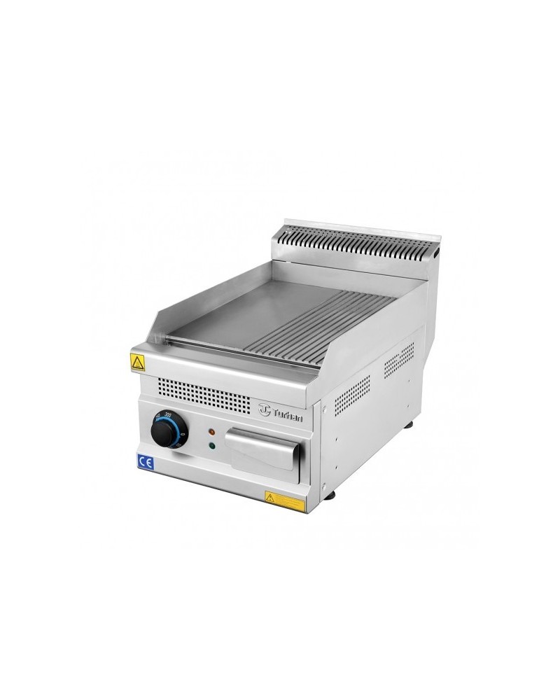 Plaque Grillade Électrique Lisse TURHAN TC.6IE400 - Inox | Sidef