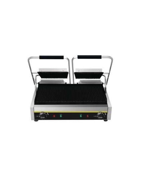 Grill Panini Double Électrique SGS TG 5530DE - Fonte & Inox | Sidef