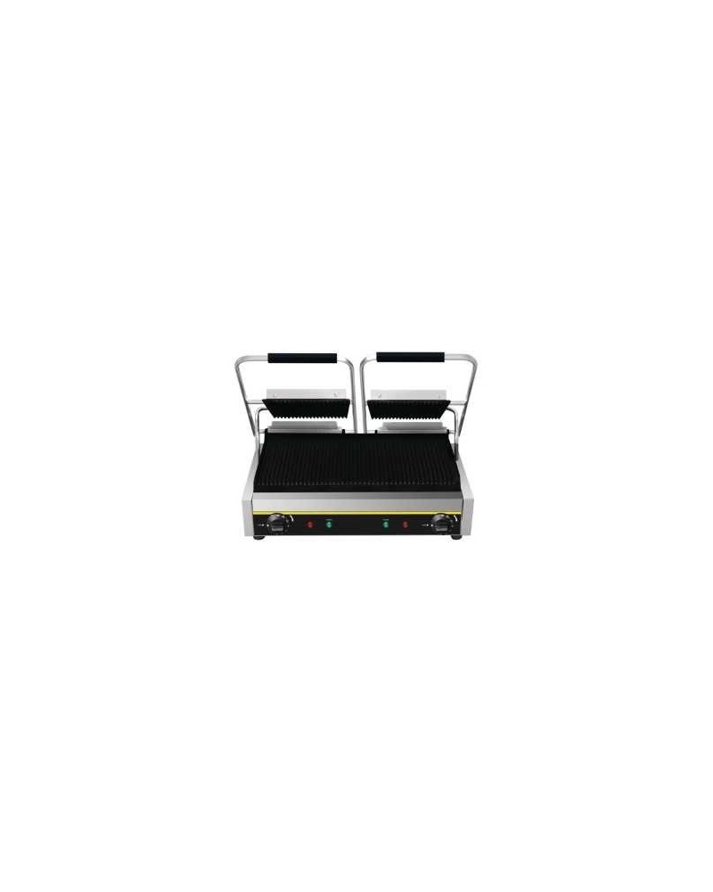 Grill Panini Double Électrique SGS TG 5530DE - Fonte & Inox | Sidef