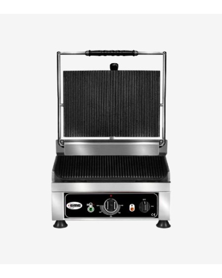 Grill Panini Simple Électrique SGS TG2735 - Fonte & Inox | Sidef