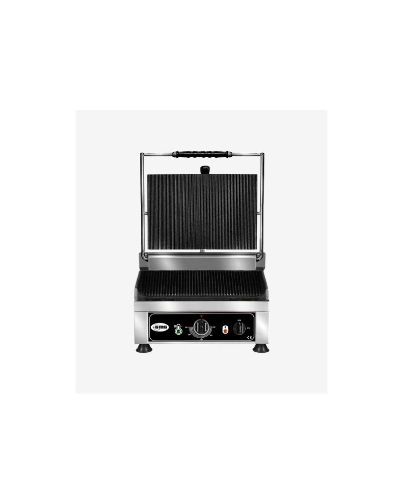 Grill Panini Simple Électrique SGS TG2735 - Fonte & Inox | Sidef