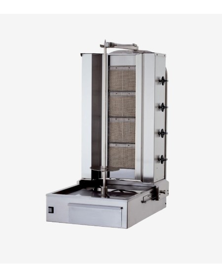 Grill Chawarma à Gaz 4 Radiants TURHAN TC.DNG 201 - Moteur Bas | Sidef