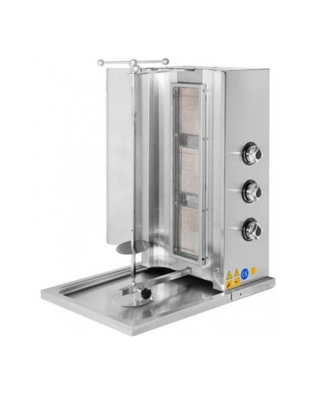Grill Chawarma à Gaz 3 Radiants TURHAN TCDNG101 - Moteur Bas | Sidef