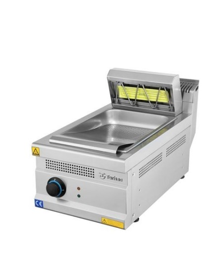 Chauffe-Frites Électrique TC.7DE400 - Acier Inox - Pieds Réglables | Sidef