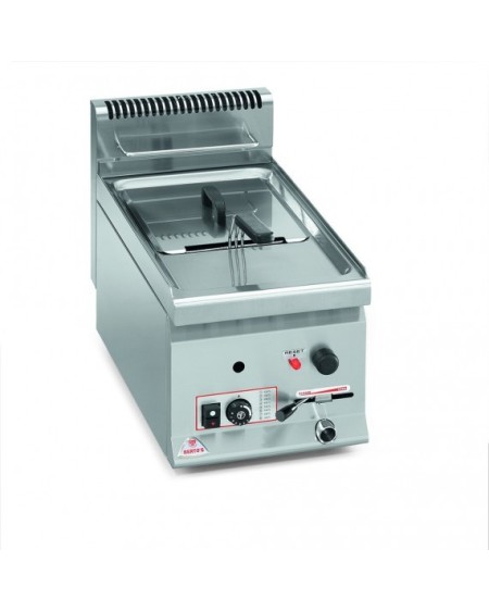 Friteuse à Gaz 10L BERTO'S GL10B - 6.9 kW - Cuve Monobloc | Sidef