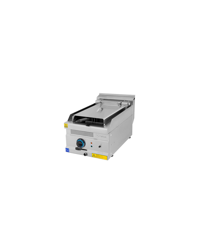 Friteuse Électrique 12L TC.7FE400 - Inox avec Vanne de Vidange | Sidef