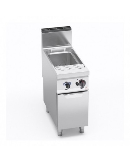 CUISEUR A PATE GAZ 1 CUVE 40 L SUR PLACARD FERME