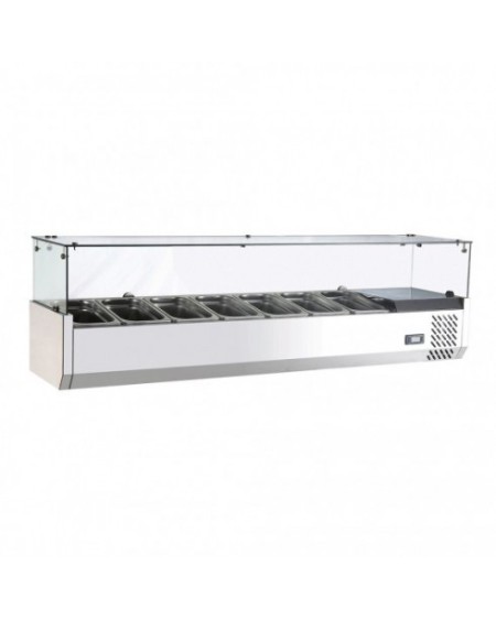 Vitrinette Réfrigérée ROTOR RT-1500L 7 Bacs GN 1/4 | Sidef
