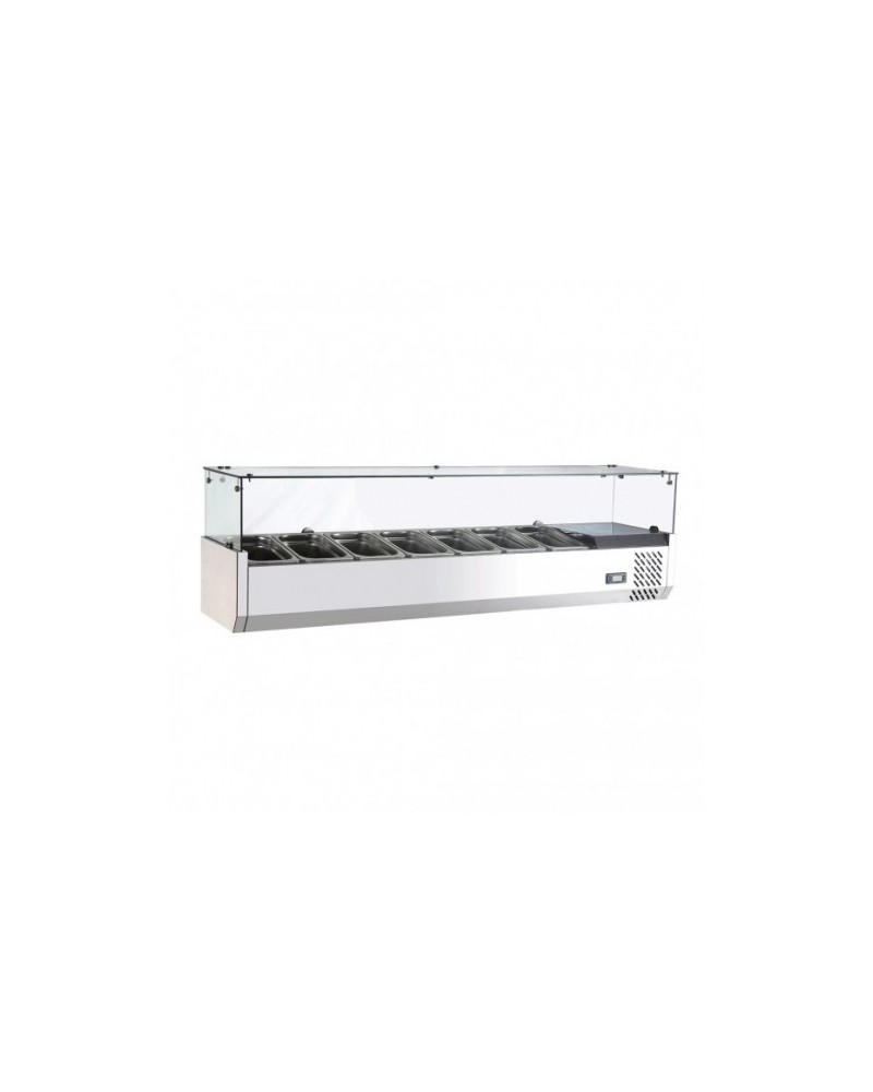 Vitrinette Réfrigérée ROTOR RT-1500L 7 Bacs GN 1/4 | Sidef
