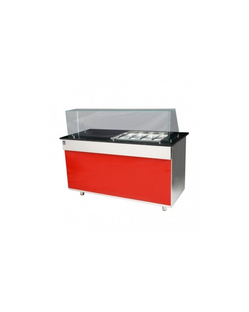 Comptoir Pizza & Sandwich Façade Bois 2 Portes 8 Bacs | Sidef