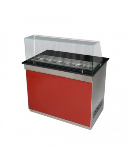 BAR SANDWITCH FACADE ACRELIC 2 PORTES 6 BACS 1/4