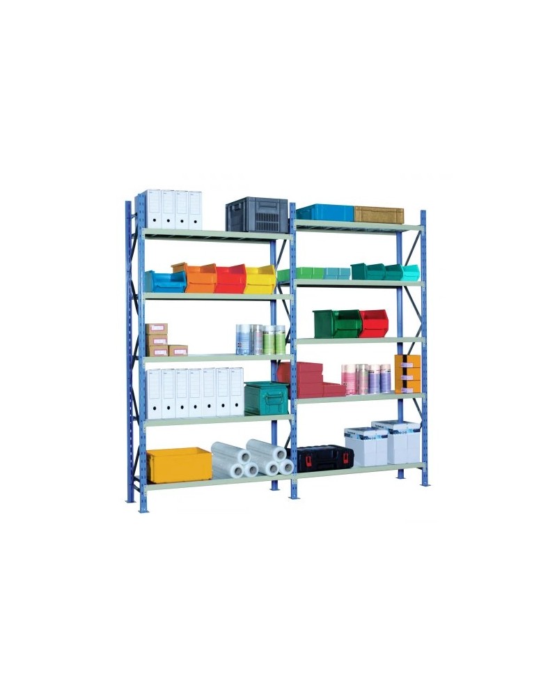 Longeron Rayonnage Mi-Lourd 2,5m | Acier 20/10 | Sidef