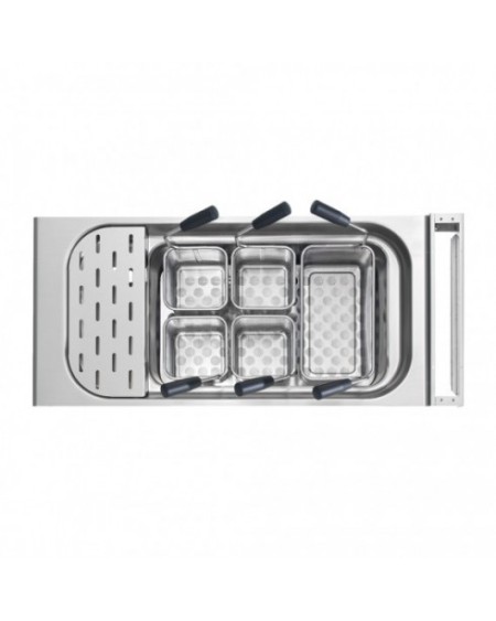 Panier pour Cuiseur à Pâte Inox Série 600 - 160x250x200 mm | Sidef