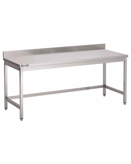 Table Travail Inox 2000x700 avec/sans Adossage | Sidef