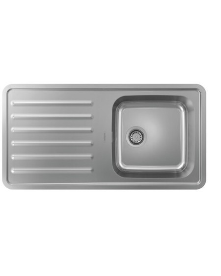 Évier Inox 1 Bac à Droite 1000x700 AISI-304 | Sidef