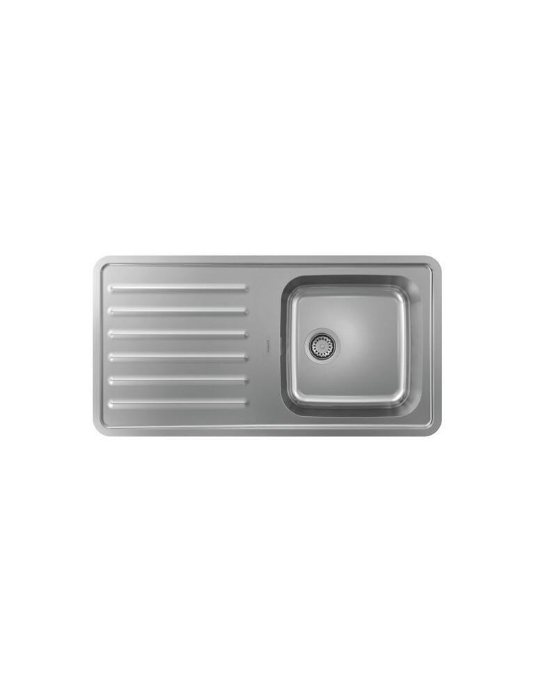 Évier Inox 1 Bac à Droite 1000x700 AISI-304 | Sidef