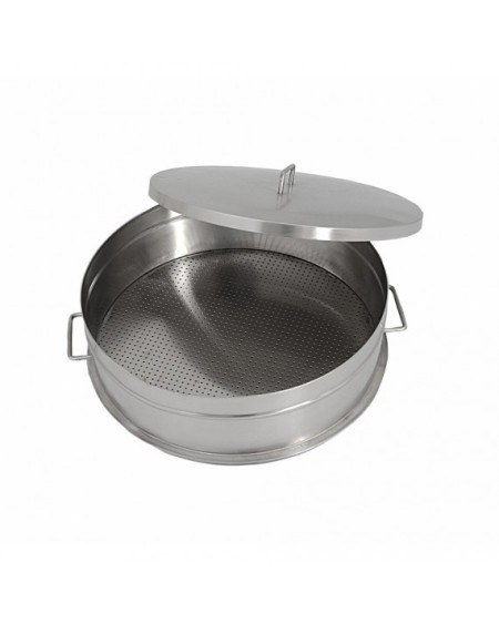 COUSCOUSSIERE CYLINDRIQUE EN INOX POUR MARMITE