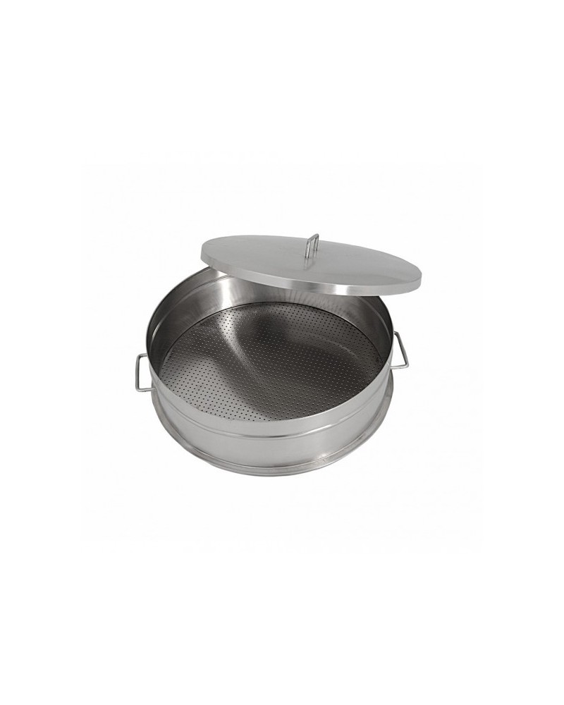 COUSCOUSSIERE CYLINDRIQUE EN INOX POUR MARMITE