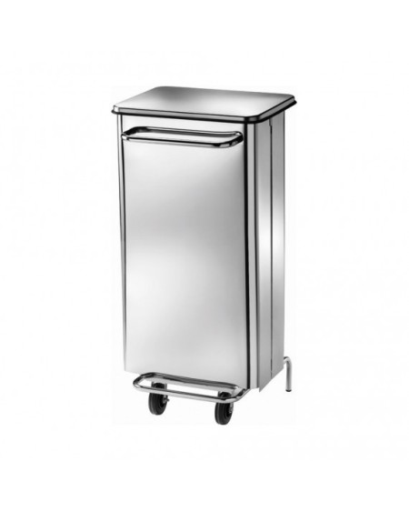 Poubelle Inox 100L Fimar AV 4652 avec Pédale et Roues | Sidef