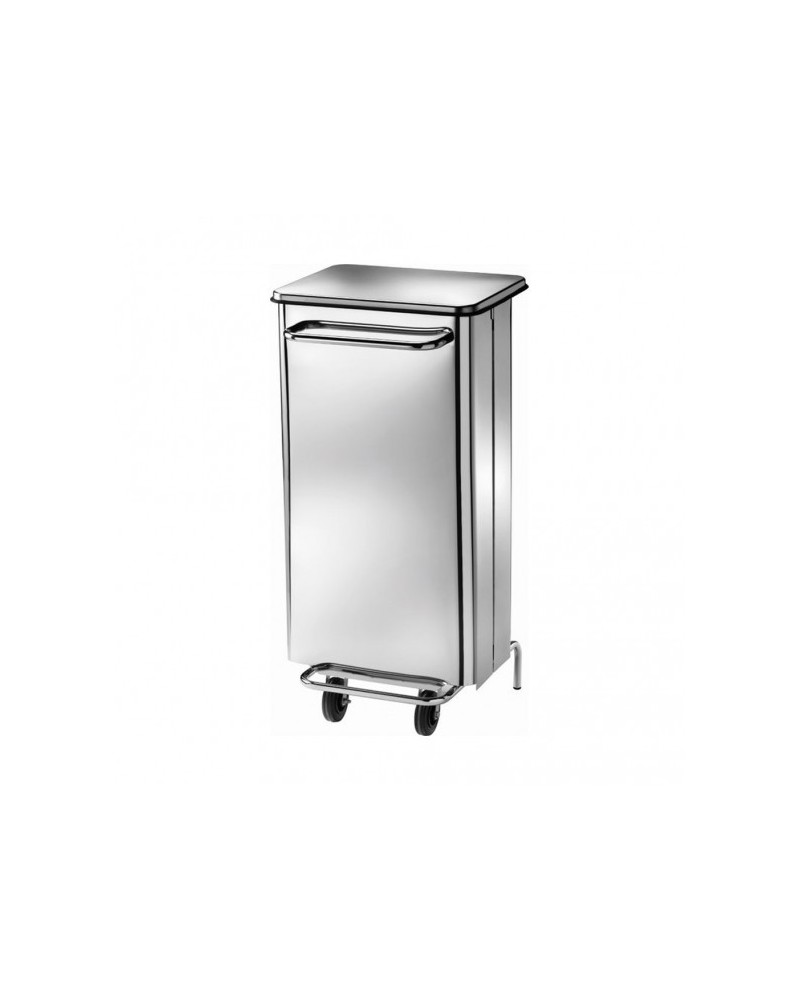 Poubelle Inox 100L Fimar AV 4652 avec Pédale et Roues | Sidef