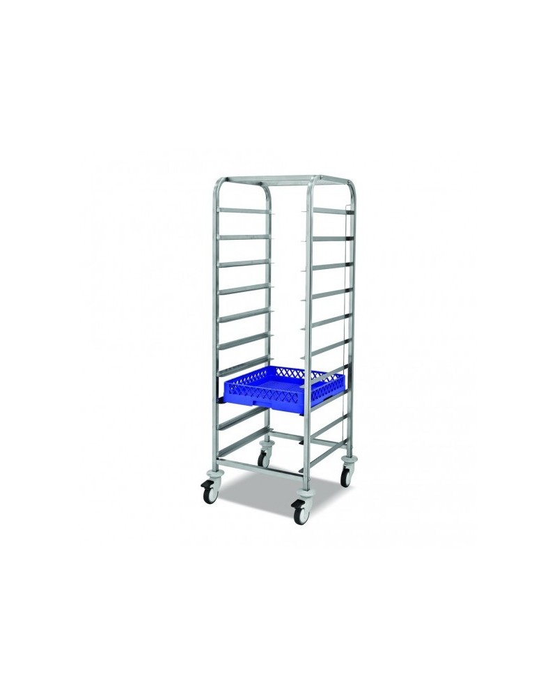 CHARIOT PORTE  PLATEAUX GN 2/1