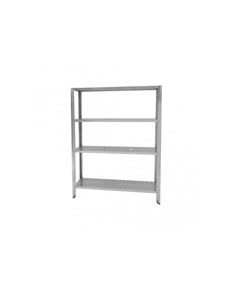 Étagère Inox 4 Niveaux 1000x400 | Rayonnage Pro Sidef