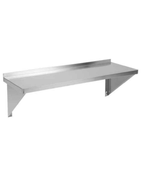 Étagère Murale Inox 1 Niveau 1000x300 AISI-304 | Sidef