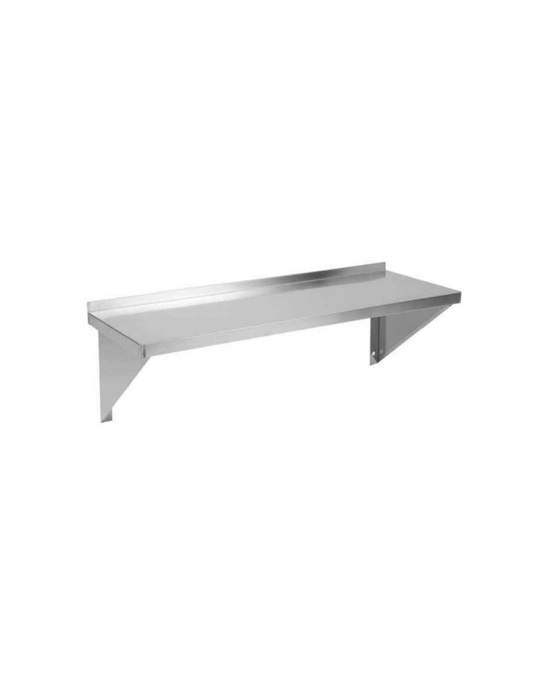 Étagère Murale Inox 1 Niveau 1000x300 AISI-304 | Sidef