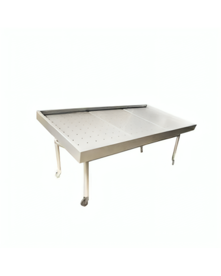 Étal à Poissons Angle Inox 150x114 | Présentoir Sidef
