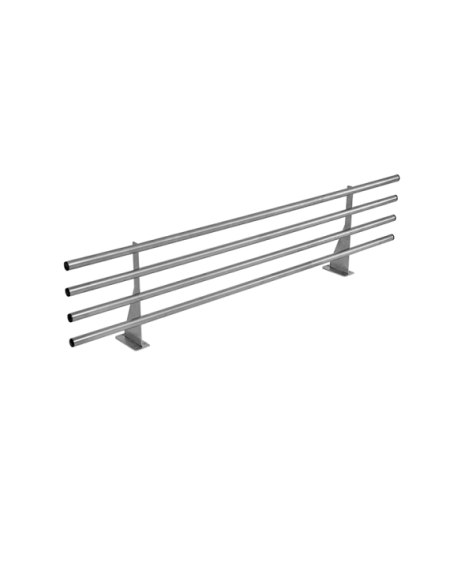 Rampe à Plateaux Inox 100x29 cm pour Self-Service | Sidef