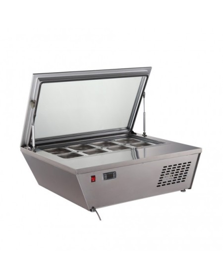 Vitrine à Glace à Poser 77L Rotor RTD-77L 4-8 Bacs | Sidef