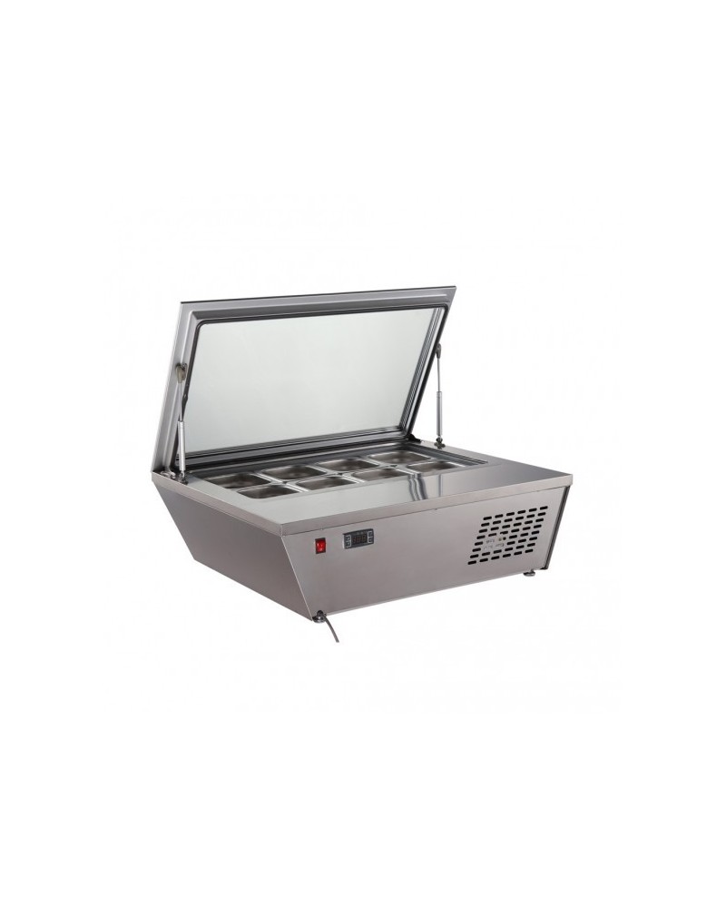 Vitrine à Glace à Poser 77L Rotor RTD-77L 4-8 Bacs | Sidef