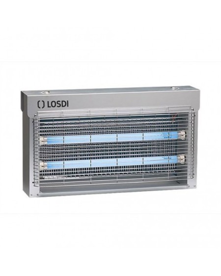 Destructeur d'Insectes Inox Losdi 2x15W | Couverture 80m² | Sidef