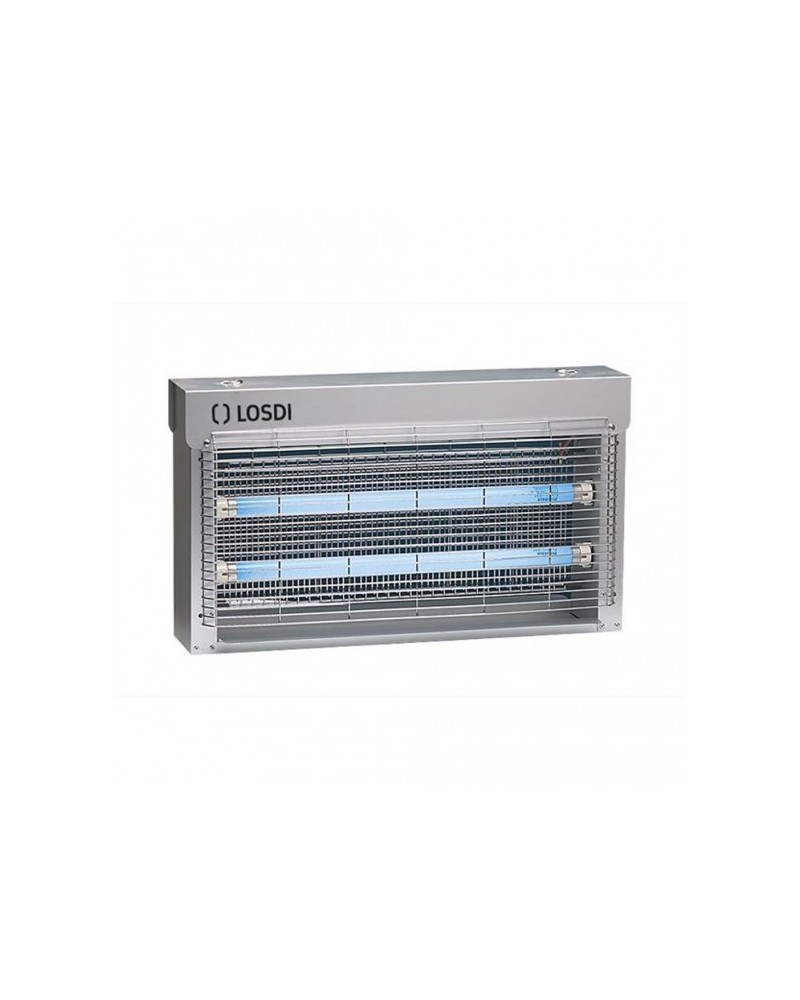 Destructeur d'Insectes Inox Losdi 2x15W | Couverture 80m² | Sidef