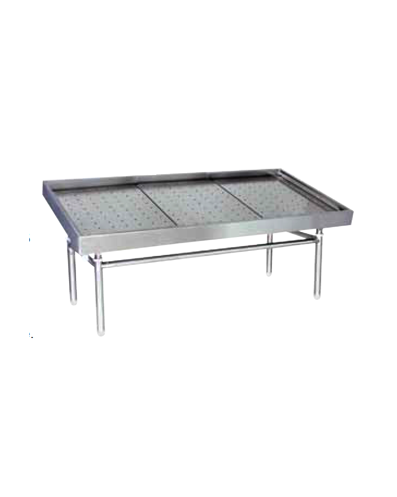Étal à Poissons Angle Inox 200x114 | Présentoir Sidef
