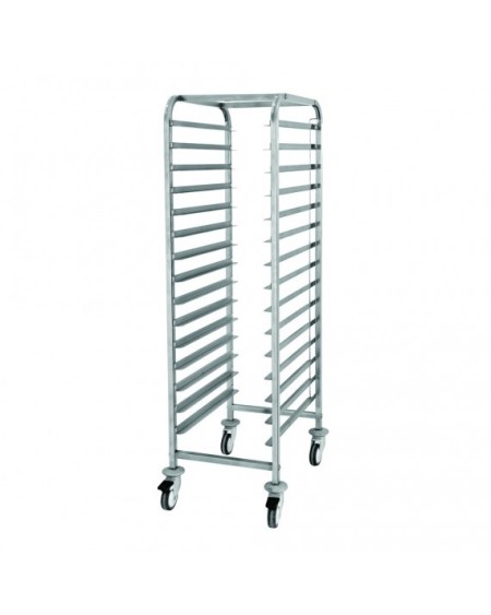 CHARIOT PATISSERIE INOX 20 PLATEAUX