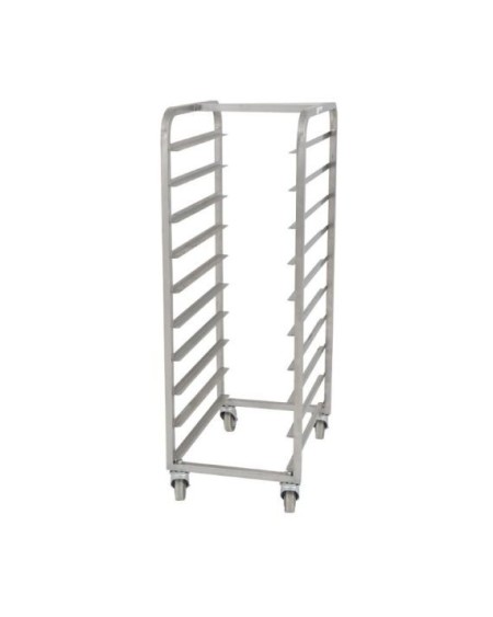CHARIOT PATISSERIE INOX 10 PLATEAUX