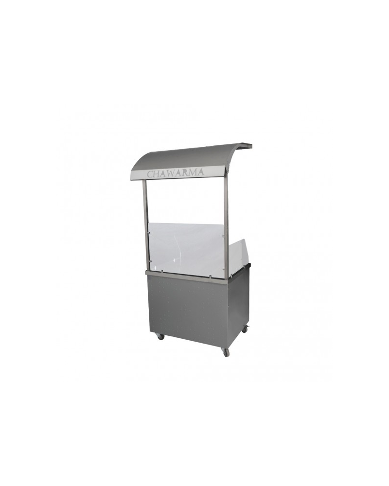 Meuble Chawarma Mobile avec Hotte Décorative Pro | Sidef