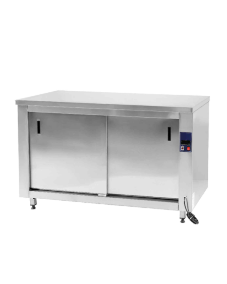 Table Chaude Inox 1500x700 Double Service 1800W | Sidef