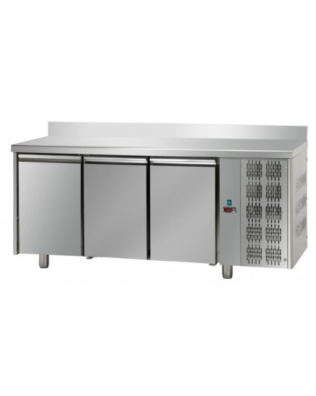 Comptoir de Bar Réfrigéré Inox 3 Portes Priolinox | Sidef TN
